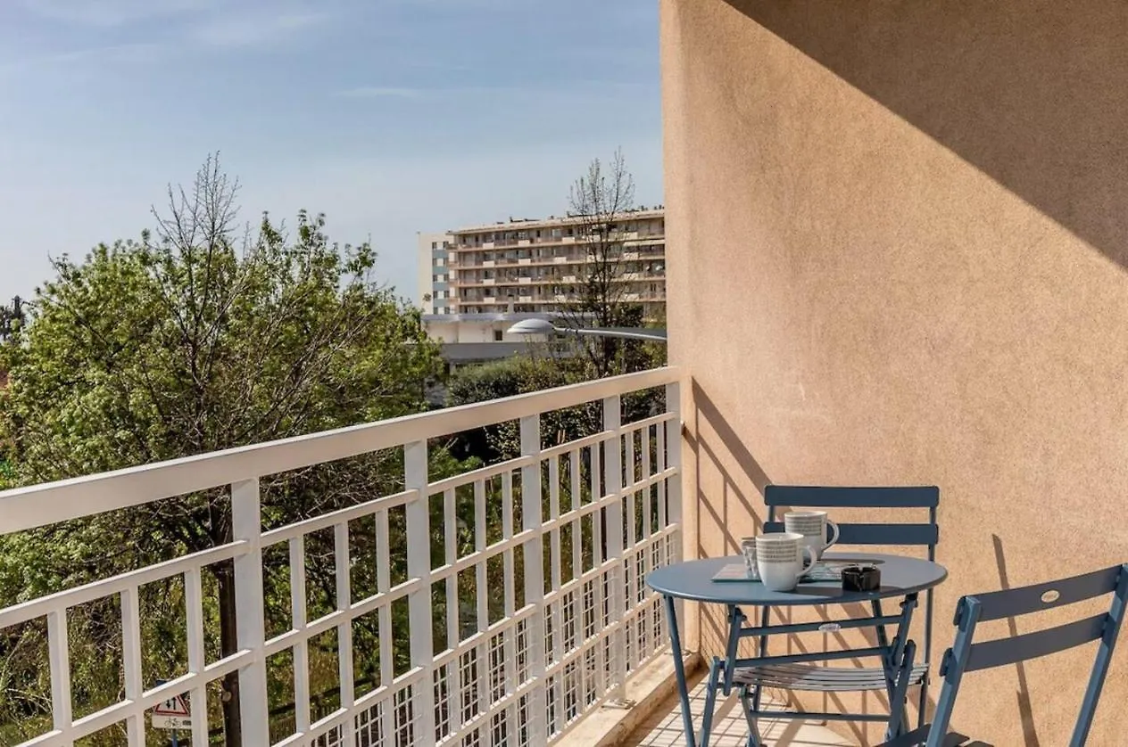 Superbe Studio Avec Balcon Vue Mer/Climatisation Cagnes-sur-Mer France